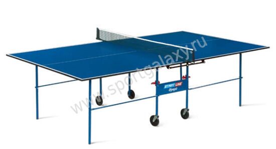 Стол н/теннис складной Start line Olimpic  (вес в упаковке 76кг) синий 6021 (10110)