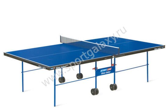 Стол н/теннис складной Start line Game Indoor (вес в упаковке 79кг) синий 6031 (10110)